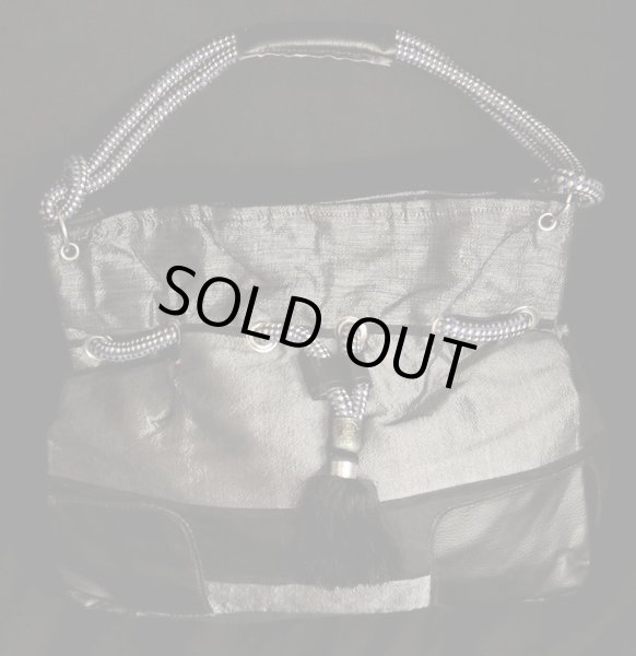 画像1: モロッコのバッグ☆グレーブラック☆ (1)