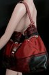 画像2: モロッコのバッグ☆ブラックレッド☆ (2)