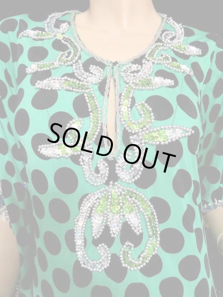 画像2: ♥HANAN/ハナン♥サイディドレス☆greenblackdot☆ (2)