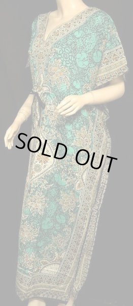 画像2: プリントカバードレス☆ピーコックアラビアンアラベスク☆ (2)