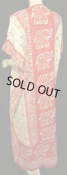 画像3: プリントカバードレス☆レッドオレンジエレファント☆ (3)