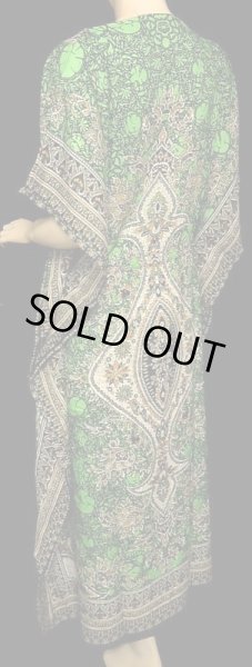 画像3: プリントカバードレス☆グリーンアラビアンアラベスク☆ (3)