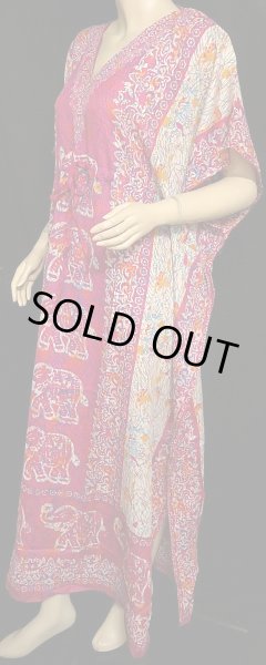 画像2: プリントカバードレス☆ローズピンクエレファント☆ (2)