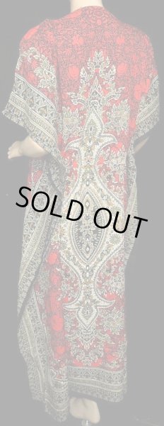 画像3: プリントカバードレス☆レッドアラビアンアラベスク☆ (3)