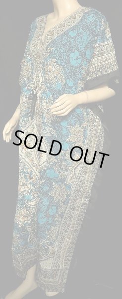 画像2: プリントカバードレス☆サファイアアラビアンアラベスク☆ (2)
