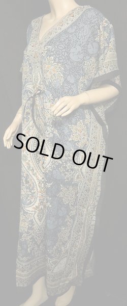 画像2: プリントカバードレス☆グレーアラビアンアラベスク☆ (2)