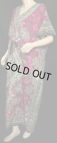 画像2: プリントカバードレス☆ピンクアラビアンアラベスク☆ (2)