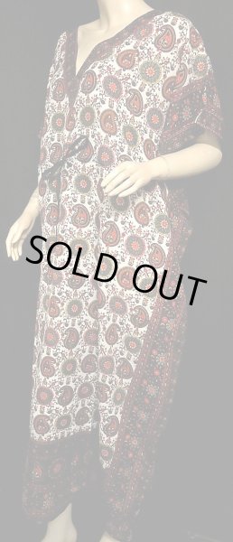 画像2: プリントカバードレス☆レッドブラックペイズリー☆ (2)