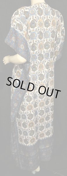 画像3: プリントカバードレス☆ブルーペイズリー☆ (3)