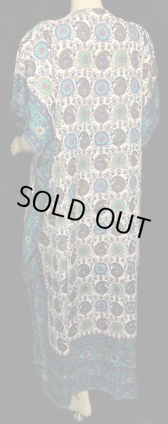 画像3: プリントカバードレス☆ターコイズペイズリー☆ (3)