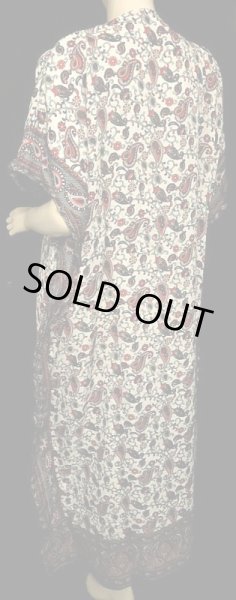 画像3: プリントカバードレス☆ブラックレッドランダムペイズリー☆ (3)