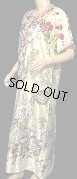 画像2: モロッコのガラベーヤ☆ナチュラルエスニック☆ (2)