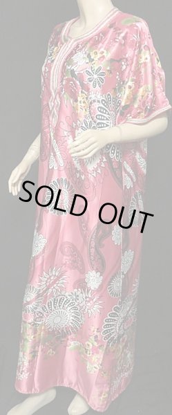 画像2: モロッコのガラベーヤ☆サーモンピンクエスニック☆ (2)