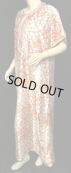 画像2: モロッコのガラベーヤ☆オレンジクラッシュ☆ (2)