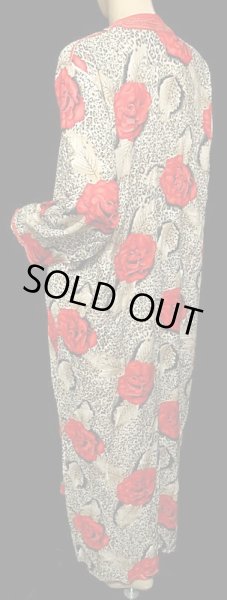 画像3: モロッコのガラベーヤ☆レッドローズ☆ (3)