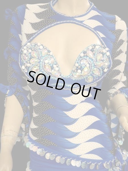 画像2: ♥HANAN/ハナン♥ショートスリーブバラディドレス☆bluegeometric☆ (2)