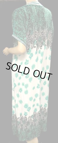 画像3: モロッコのガラベーヤ☆グリーンレースフラワー☆ (3)