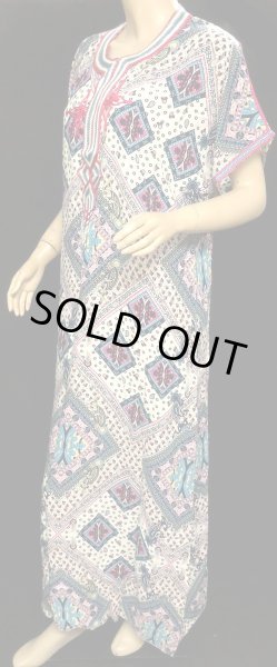 画像2: モロッコのガラベーヤ☆マルチカラーエスニック☆ (2)