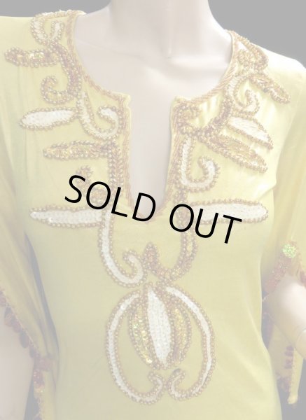 画像2: ♥HANAN/ハナン♥サイディドレス☆simpleyellowlame☆ (2)