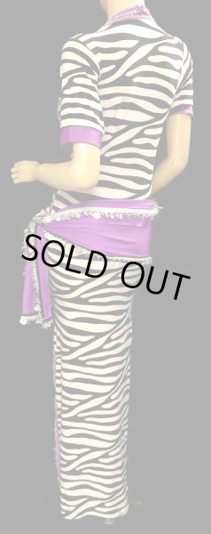 画像2: ♥HANAN/ハナン♥ショートスリーブバラディドレス☆purplezebra☆ (2)