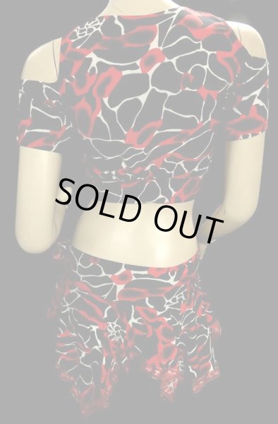 画像2: ♥HANAN♥ストレッチチョリ＆ヒップスカーフ☆redwhitecrash☆ (2)