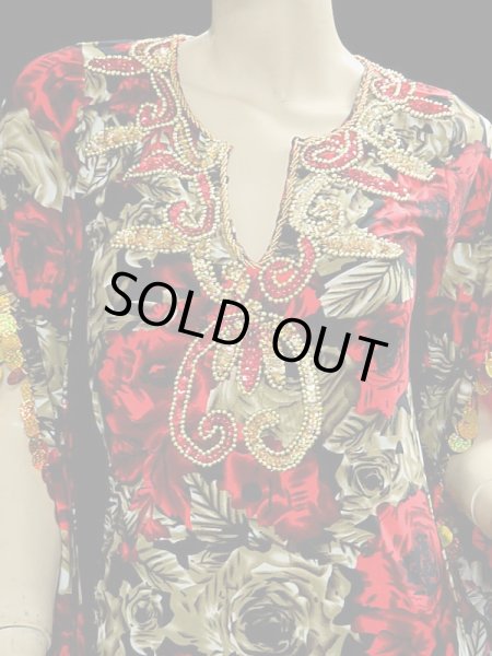 画像2: ♥HANAN/ハナン♥サイディドレス☆antiqueredflower☆ (2)