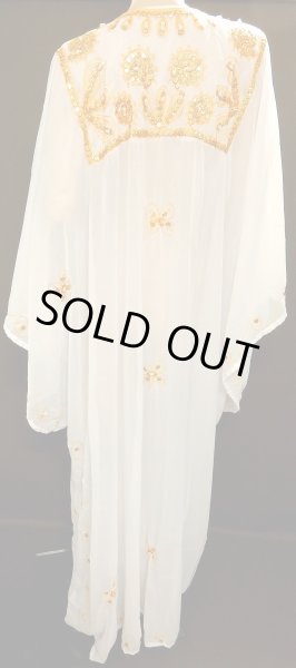 画像2: エジプト製トラディショナルハリジドレス☆ホワイト☆ (2)