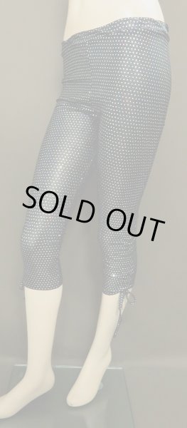 画像2: ♥HANAN/ハナン♥スクイーズストレッチパンツ☆シルバーウェーブドット☆ (2)