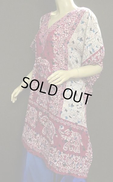 画像3: プリントハーフカバードレス☆ラズベリーエレファント☆ (3)