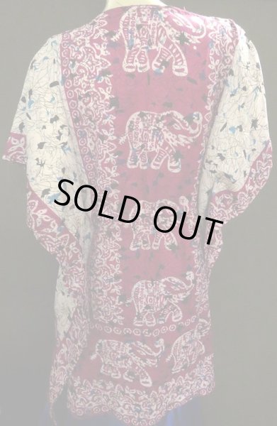 画像4: プリントハーフカバードレス☆ラズベリーエレファント☆ (4)