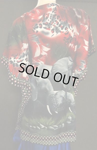 画像4: プリントハーフカバードレス☆リアルエレファント☆ (4)