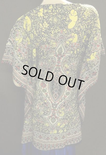 画像4: プリントハーフカバードレス☆イエローアラベスク☆ (4)