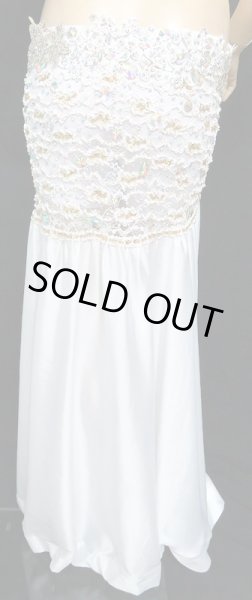 画像3: エジプトオリエンタルコスチューム☆サテンホワイトレース☆ (3)