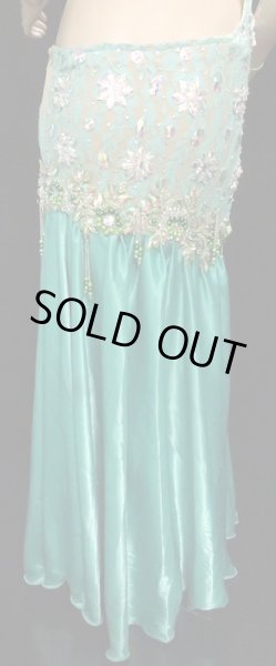 画像3: エジプトオリエンタルコスチューム☆エメラルドサテンレース☆ (3)