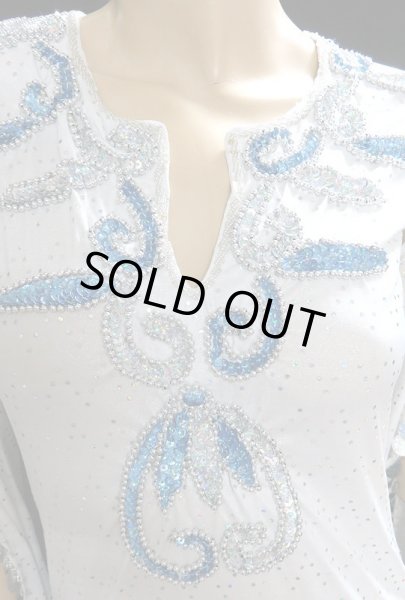 画像2: ♥HANAN/ハナン♥サイディドレス☆crystalwhiteblue☆ (2)