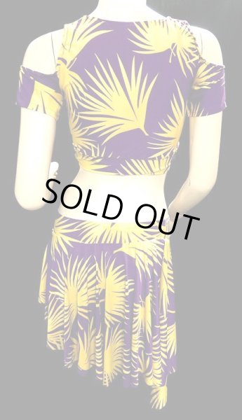 画像2: ♥HANAN♥ストレッチチョリ＆ヒップスカーフ☆purpleleaves☆ (2)