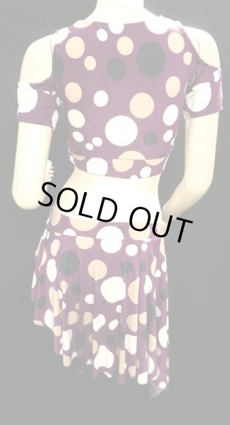 画像2: ♥HANAN♥ストレッチチョリ＆ヒップスカーフ☆darkpurplebubble☆ (2)