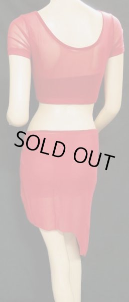 画像3: メッシュエレガントチョリ＆ヒップスカーフセット☆レッド☆ (3)