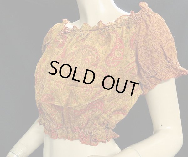 画像2: プリントパフスリーブチョリX (2)