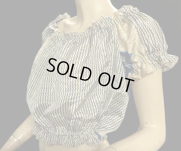 画像2: プリントパフスリーブチョリXV (2)