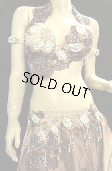 画像2: ❤ハナン/HANAN❤エジプトオリエンタルコスチューム☆brownbeigelace☆  (2)