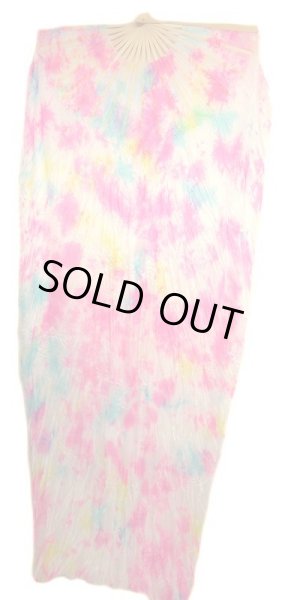 画像2: シルクファンベール（２本セット）/タイダイ☆ブルー＆イエロー＆ピンク☆ (2)