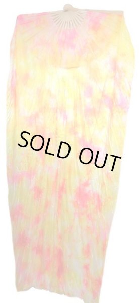 画像2: シルクファンベール（２本セット）/タイダイ☆イエロー＆ピンク☆ (2)