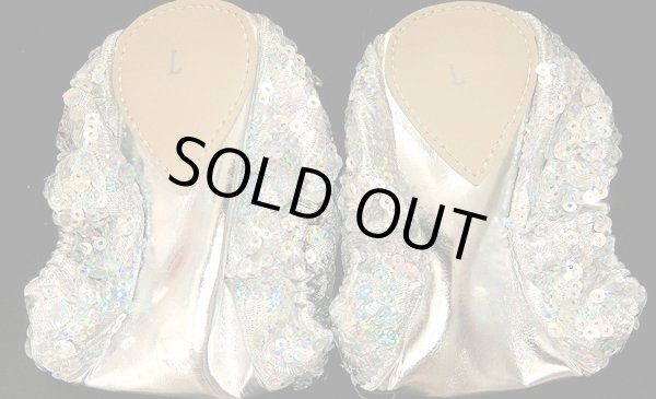 画像3: ブロダリーダンスシューズ☆シルバー☆ (3)