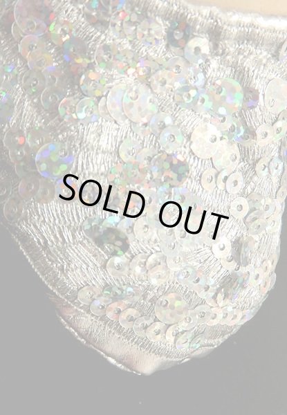 画像2: ブロダリーダンスシューズ☆シルバー☆ (2)