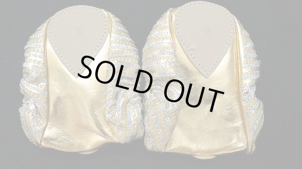 画像3: ブロダリーダンスシューズ☆ゴールド&シルバー☆ (3)