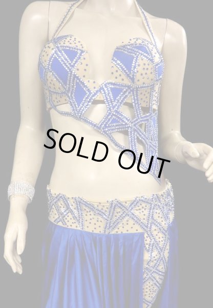 画像2: エジプトオリエンタルコスチューム☆ロイヤルブルージオメトリー☆ (2)