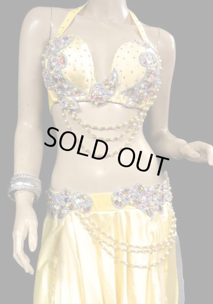 画像2: エジプトオリエンタルコスチューム☆クリームイエローブリーズ☆ (2)