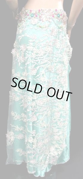 画像3: エジプトオリエンタルコスチューム☆エメラルドグリーンビジュー☆ (3)