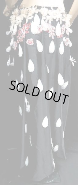 画像3: エジプトオリエンタルコスチューム☆ブラックホワイトドロップ☆ (3)